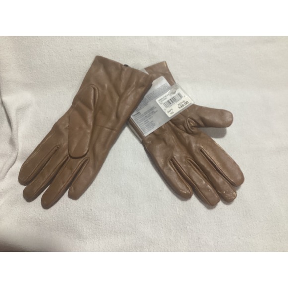 ISOTONER Leather Thinsulate Lined Gloves Womens Size 8.0 Caramel minor scratches - Picture 3 of 6
